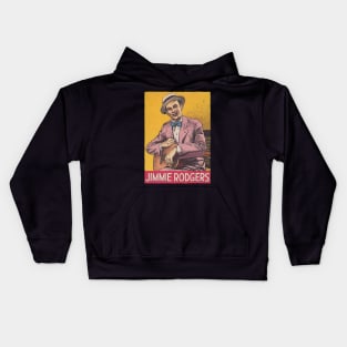 Jimmie Rodgers // Classic Country Tribute Kids Hoodie